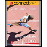 INTERMEDIATE ALGEBRA-CONNECT+ ACCESS - 5th Edition - by Miller - ISBN 9781259948930