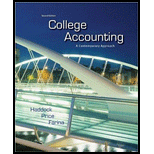 COLLEGE ACCOUNTING-ACCESS - 4th Edition - by Haddock - ISBN 9781259995064