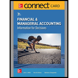 Connect Access Card for Financial and Managerial Accounting - 7th Edition - by John J Wild, Ken W. Shaw - ISBN 9781260004823
