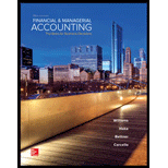 Financial and Managerial Accounting (Comp. Instructor's) - 18th Edition - by williams - ISBN 9781260006490