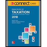 Connect Access Card for Principles of Taxation for Business and Investment Planning 2018 Edition - 21st Edition - by Sally Jones, Shelley C. Rhoades-Catanach - ISBN 9781260007251