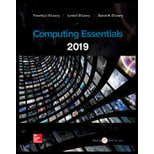 Computing Essentials 2019 27th Edition - 19th Edition - by By Timothy O'Leary and Linda O'Leary and Daniel O'Leary - ISBN 9781260096057
