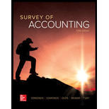Loose Leaf Survey of Accounting - 5th Edition - by Thomas P Edmonds, Christopher Edmonds, Philip R Olds, Frances M McNair, Bor-Yi Tsay - ISBN 9781260152852