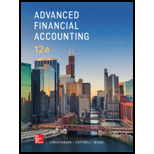 EBK ADVANCED FINANCIAL ACCOUNTING - 12th Edition - by Christensen - ISBN 9781260165104