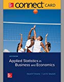 Connect  Access Card For Applied Statistics In Business And Economics - 6th Edition - by David Doane, Lori Seward Senior Instructor of Operations Management - ISBN 9781260165630