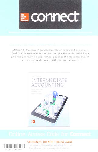 Gen Combo Connect Ac Intermediate Accounting; Aleks 11 Wk Ac Accounting - 9th Edition - by David Spiceland - ISBN 9781260172492