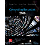 Computing Essentials 2019 (soft-cover) - 27th Edition - by Timothy J O'Leary Professor; Linda I. O'Leary; Daniel O'Leary - ISBN 9781260210149