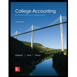 COLLEGE ACCOUNTING (LL)W/ACCESS>CUSTOM< - 4th Edition - by Haddock - ISBN 9781260255157