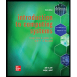 Introduction to Computing Systems: From Bits & Gates to C & Beyond - 3rd Edition - by PATT,  Yale - ISBN 9781260424751