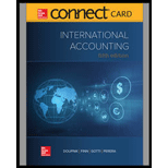 INTERNATIONAL ACCOUNTING-CONNECT ACCESS - 5th Edition - by Doupnik - ISBN 9781260466508