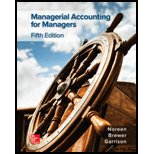 Managerial Accounting for Managers - 5th Edition - by Noreen,  Eric - ISBN 9781260480337