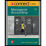 Managerial Accounting - Connect Access - 7th Edition - by Wild - ISBN 9781260482973