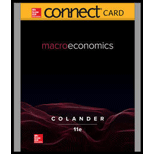 MACROECONOMICS-CONNECT ACCESS - 11th Edition - by Colander - ISBN 9781260507072