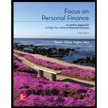 FOCUS ON PERSONAL FINANCE-ACCESS - 6th Edition - by Kapoor - ISBN 9781260519846