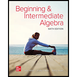 Beginning and Intermediate Algebra - 6th Edition - by Miller,  Julie, O'Neill,  Molly, Hyde,  Nancy - ISBN 9781260673531