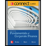 Connect Access Card For Fundamentals Of Corporate Finance - 10th Edition - by Richard A Brealey, Stewart C Myers, Alan J. Marcus Professor - ISBN 9781260703870