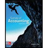 Survey of Accounting - 6th Edition - by Edmonds,  Thomas - ISBN 9781260704488