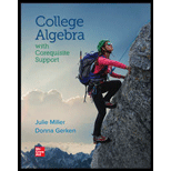 College Algebra with Corequisite Support - 1st Edition - by Miller,  Julie - ISBN 9781260867213