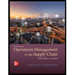 OPERATIONS MANAGEMENT IN THE SUPPLY CHAIN: DECISIONS & CASES - 8th Edition - by SCHROEDER,  Roger - ISBN 9781260937039