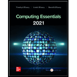 Computing Essentials 2021 - 28th Edition - by O'LEARY,  Timothy - ISBN 9781264082827