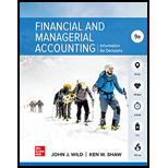Financial and Managerial Accounting - 9th Edition - by Wild,  John J. - ISBN 9781264098583