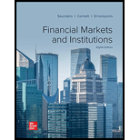 Financial Markets and Institutions - 8th Edition - by SAUNDERS,  Anthony - ISBN 9781264098712