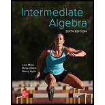 Intermediate Algebra - 6th Edition - by Julie  Miller - ISBN 9781264120901