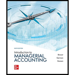 Introduction to Managerial Accounting - 9th Edition - by BREWER,  Peter C. - ISBN 9781264263790