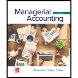 Loose Leaf for Managerial Accounting - 5th Edition - by Whitecotton,  Stacey, Libby,  Robert, PHILLIPS,  Fred - ISBN 9781264467204