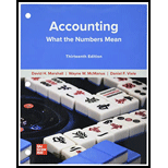 ACCOUNTING:WHAT THE NUMBERS MEAN(LOOSE) - 13th Edition - by Marshall - ISBN 9781265645915