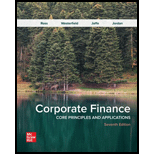CORPORATE FINANCE:CORE PRIN.(LOOSELEAF) - 7th Edition - by Ross - ISBN 9781266837258