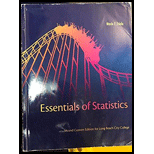Essentials of Statistics (Custom) - 15th Edition - by Triola - ISBN 9781269920131