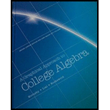 A Graphical Approach to College Algebra By Hornsby Custom Edition for Long Beach City College