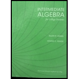 Intermediate Algebra For College Students Long Beach City College 3rd Edition
