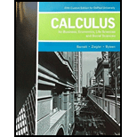 Calculus For Business, Economics, Life Sciences And Social Sciences, 5th Custom Edition For Depaul University