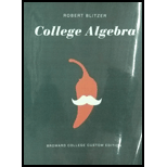 College Algebra (broward College Custom Edition)
