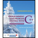 Programming and Problem Solving with C++: Comprehensive - 6th Edition - by Dale, Nell - ISBN 9781284076592