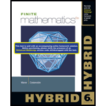 Finite Mathematics, Hybrid (with Webassign With Ebook Loe Printed Access Card For Single-term Math And Science) - 6th Edition - by Stefan Waner, Steven Costenoble - ISBN 9781285056319