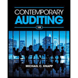Contemporary Auditing - 10th Edition - by Michael C. Knapp - ISBN 9781285066608