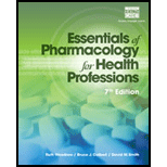 Essentials of Pharmacology for Health Professions (MindTap Course List) - 7th Edition - by Ruth Woodrow, Bruce Colbert, David M. Smith - ISBN 9781285077888