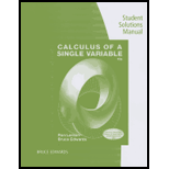 Calculus of a Single Variable - 10th Edition - by Larson, Ron/ Edwards - ISBN 9781285085715