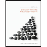 Contemporary Mathematics for Business and Consumers - 7th Edition - by Robert Brechner, George Bergeman - ISBN 9781285189758