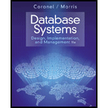 Database Systems: Design, Implementation, & Management