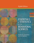 Essentials of Statistics for the Behavioral Sciences - 8th Edition - by GRAVETTER - ISBN 9781285415574