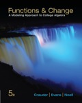 EBK FUNCTIONS AND CHANGE: A MODELING AP - 5th Edition - by NOELL - ISBN 9781285415635