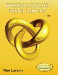 EBK PRECALCULUS W/LIMITS - 3rd Edition - by Larson - ISBN 9781285607160