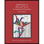Applications of Microsoft Excel in Analytical Chemistry - 2nd Edition - by Holler,  F. James, Crouch,  Stanley R. - ISBN 9781285629575