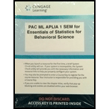 Printed Access Code Card for Use with Essentials of Statistics for the Behavioral Sciences 8th Edition - 8th Edition - by GRAVETTER, Frederick J. - ISBN 9781285739724