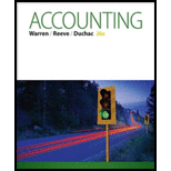 Accounting (Text Only) - 26th Edition - by Carl Warren, James M. Reeve, Jonathan Duchac - ISBN 9781285743615