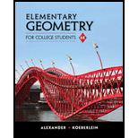 Elementary Geometry for College Students - 6th Edition - by Alexander - ISBN 9781285805146